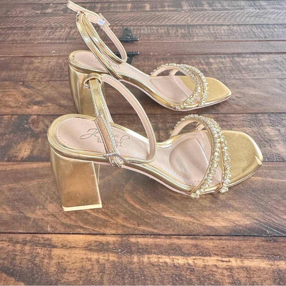 NWT Elegant Jewel Badgley Mischka Women's Sandals - Picture 11 of 12